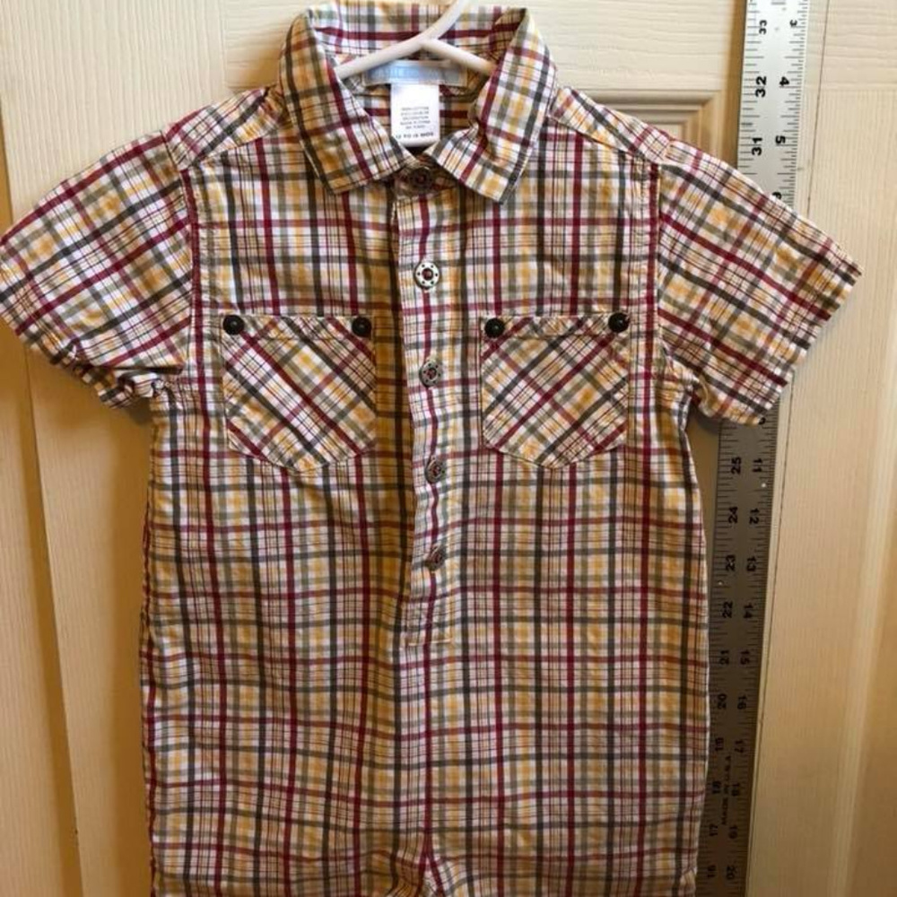 Janie and Jack Plaid Jumper